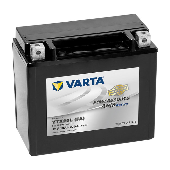 VARTA Factory activated AGM TX20L (FA)