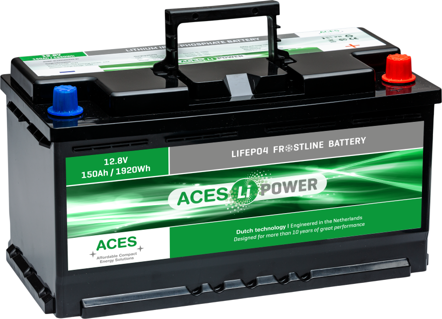 Aces 12V 150Ah HFA Lithium Bluetooth Battery + heater