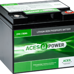 Aces 24V 30Ah HFA Lithium Bluetooth Battery